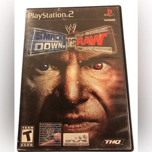 WWE SmackDown vs. Raw (Sony PlayStation 2, 2004) Tested Working no manual